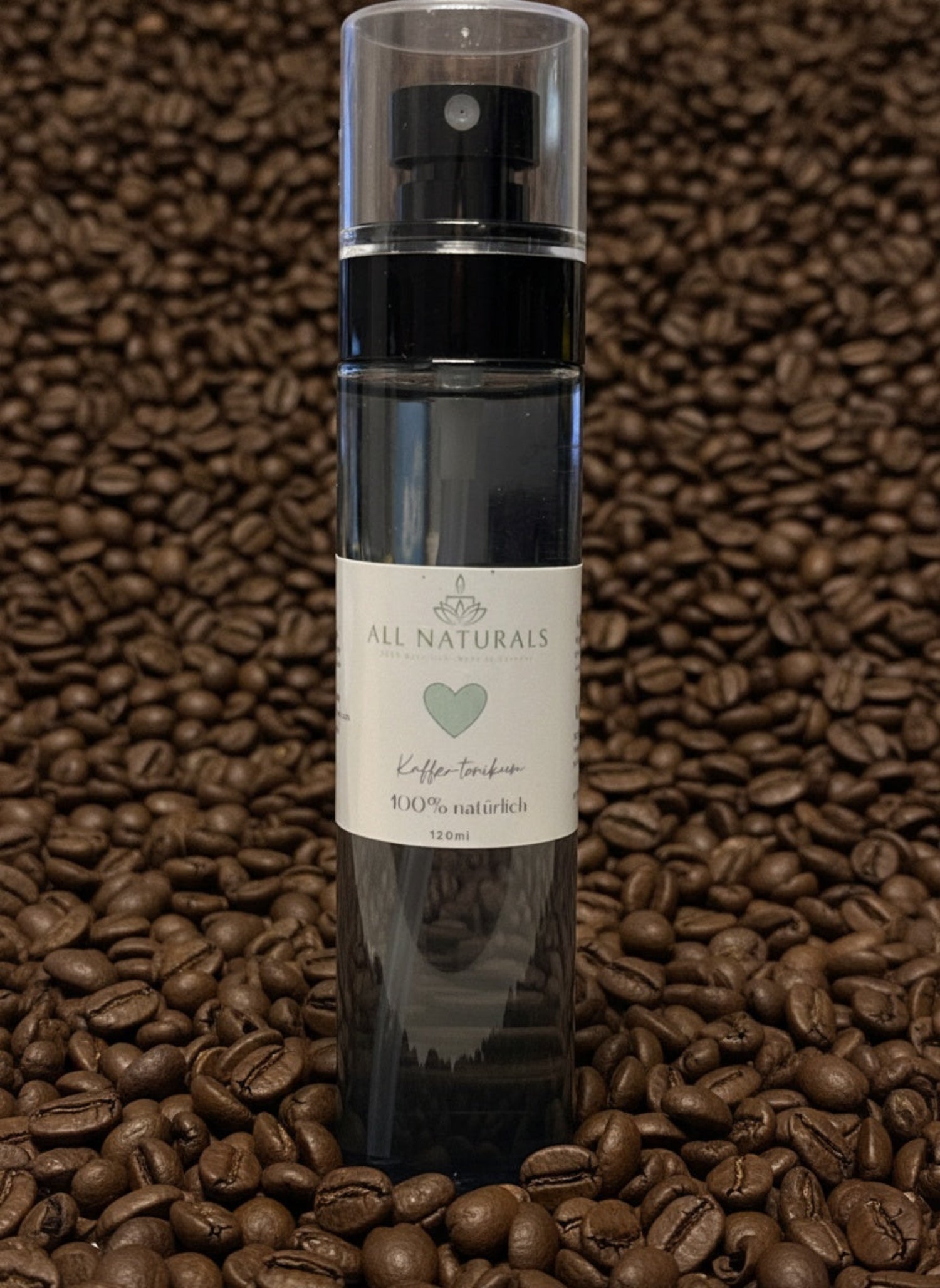 Bio Kaffee Haar - Tonikum– Haarwachstum und Volumen - 120ml - All Naturals Shop