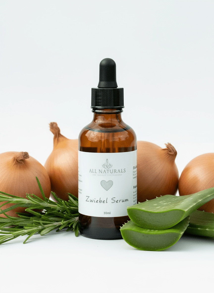 Bio Kopfhautserum mit Zwiebeln – für fettige & seborrhoische Kopfhaut - 30ml - All Naturals Shop