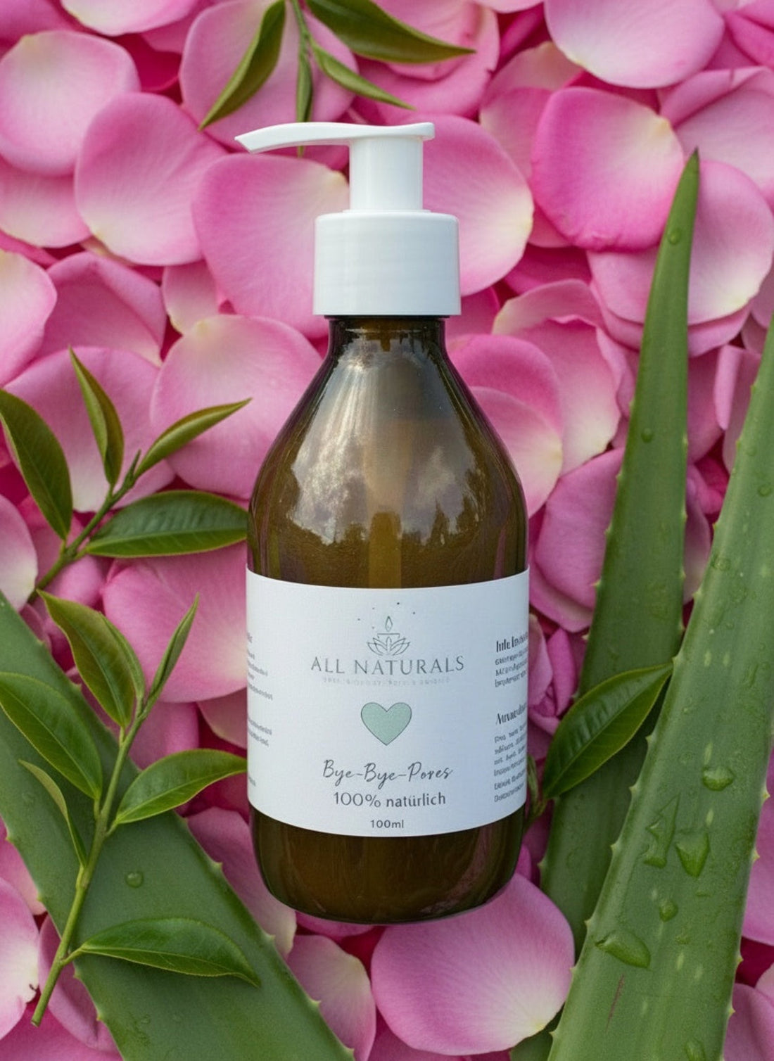 Bye - Bye - Pores - Natürlicher Gesichtsreiniger mit Teebaumöl - All Naturals Shop