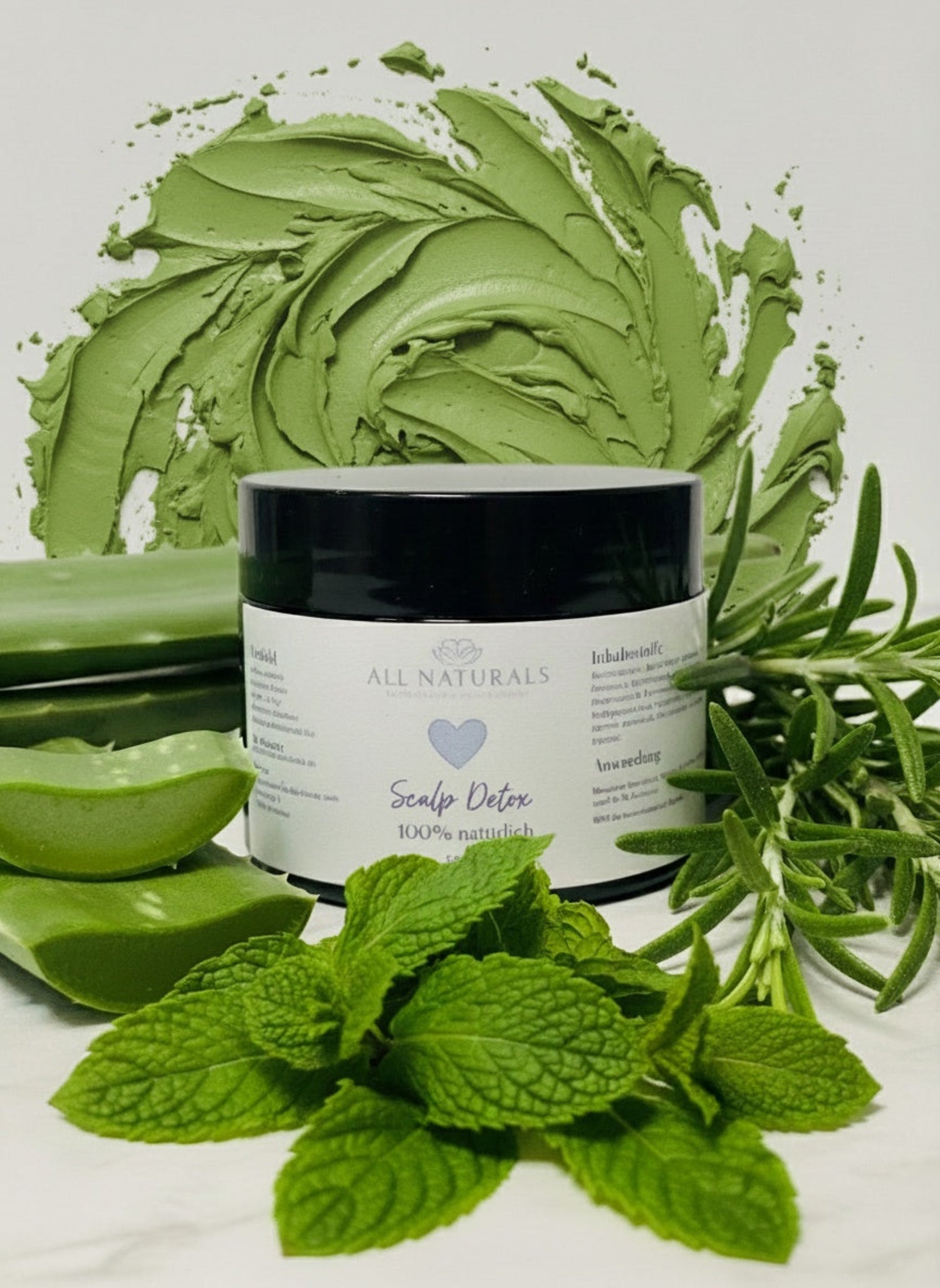 Natürlicher Scalp Detox für Trockene Kopfhaut – 50g - All Naturals Shop