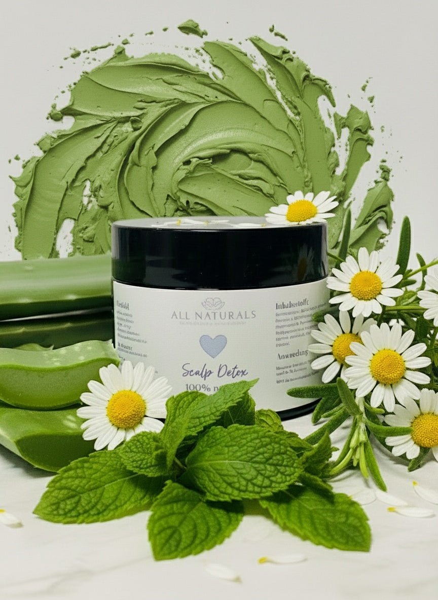 Natürlicher Scalp Detox – Tiefenreinigung für normale Kopfhaut – 50g - All Naturals Shop