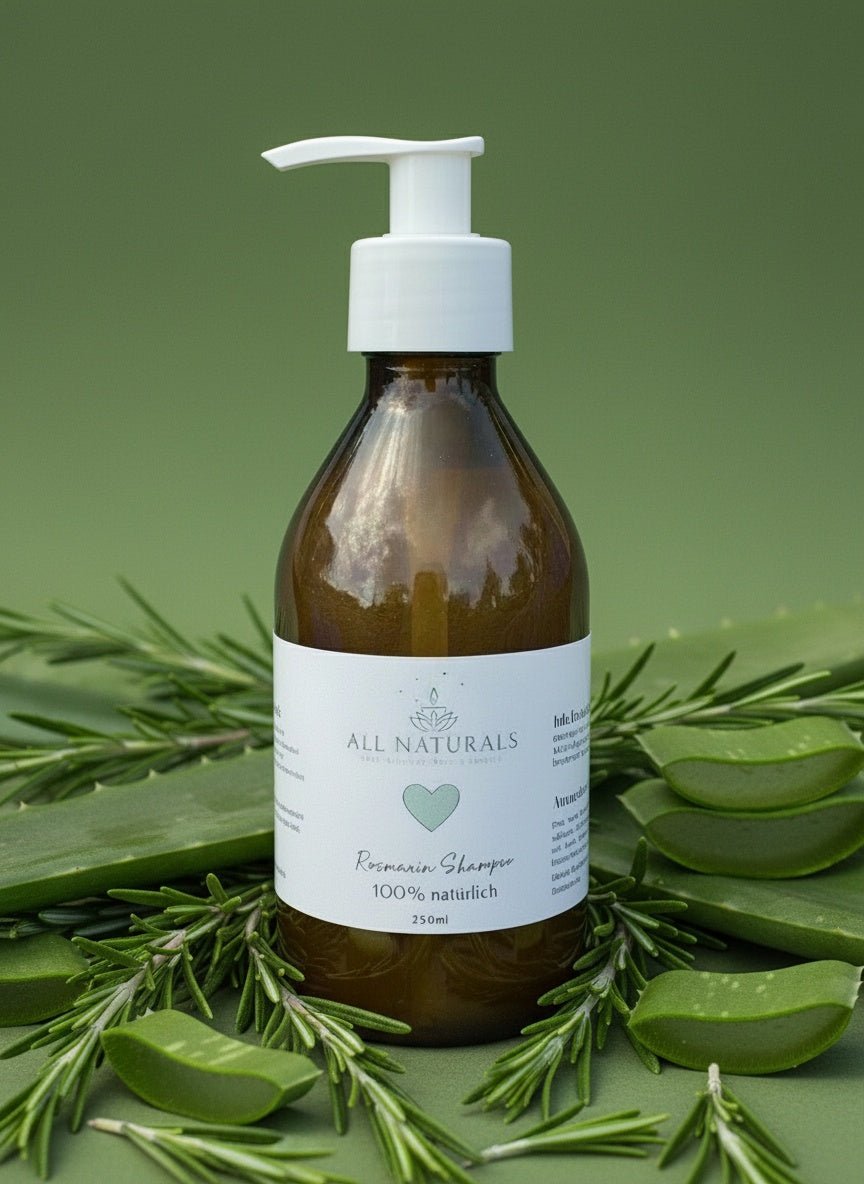 Natürliches Rosmarin Haarshampoo - 250ml - All Naturals Shop