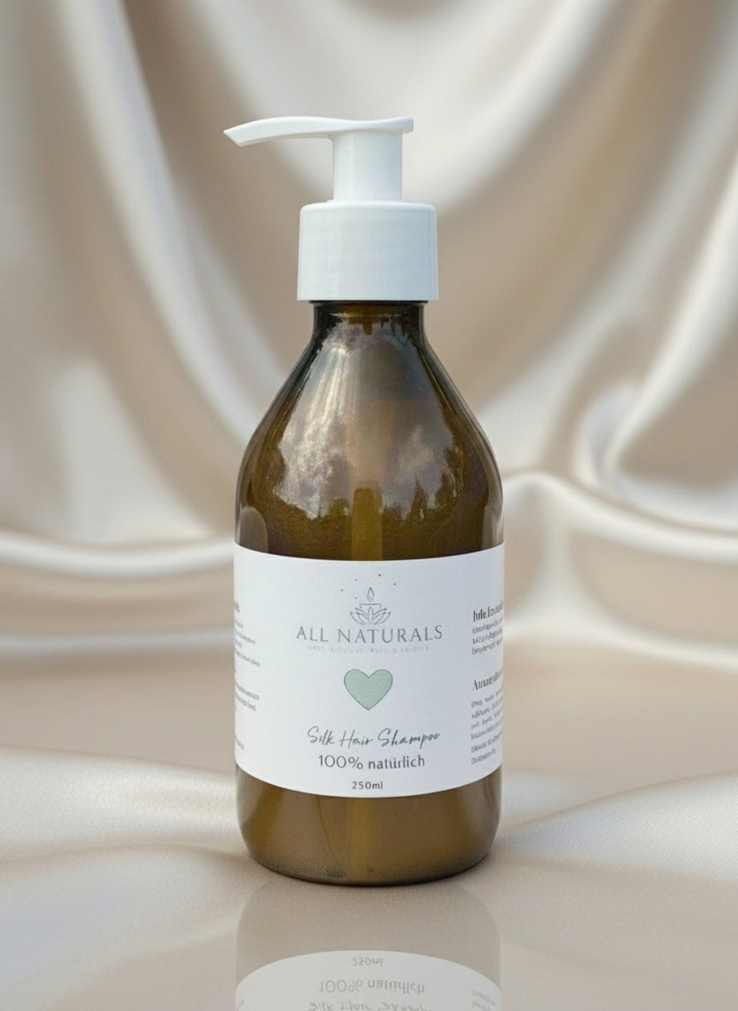 Natürliches Silk Hair Shampoo - 250ml - All Naturals Shop