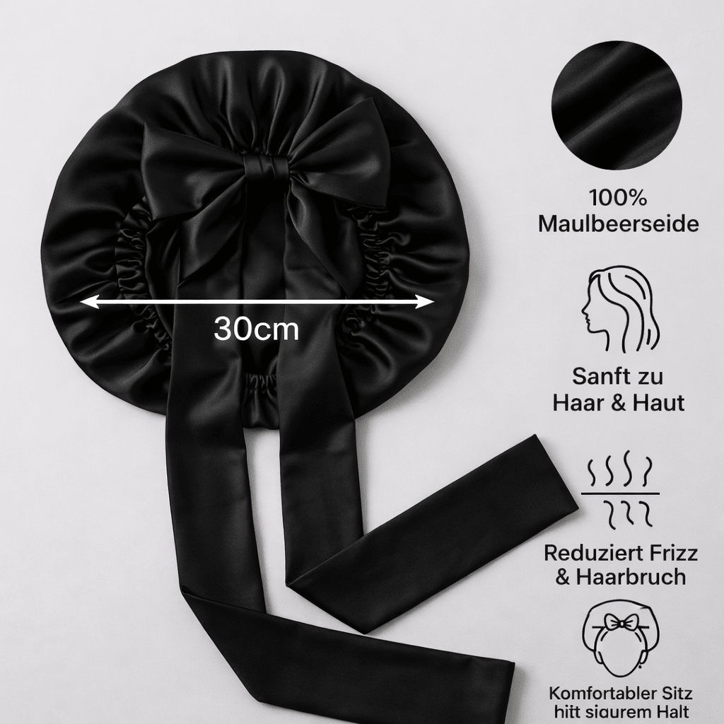 Seidenhaube aus 100% Maulbeerseide – Für gesundes Haar über Nacht - All Naturals Shop