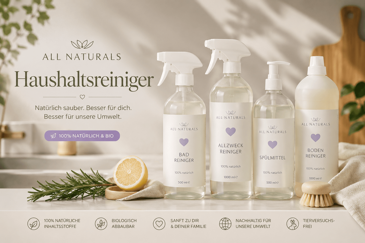 Haushaltsreiniger - All Naturals Shop