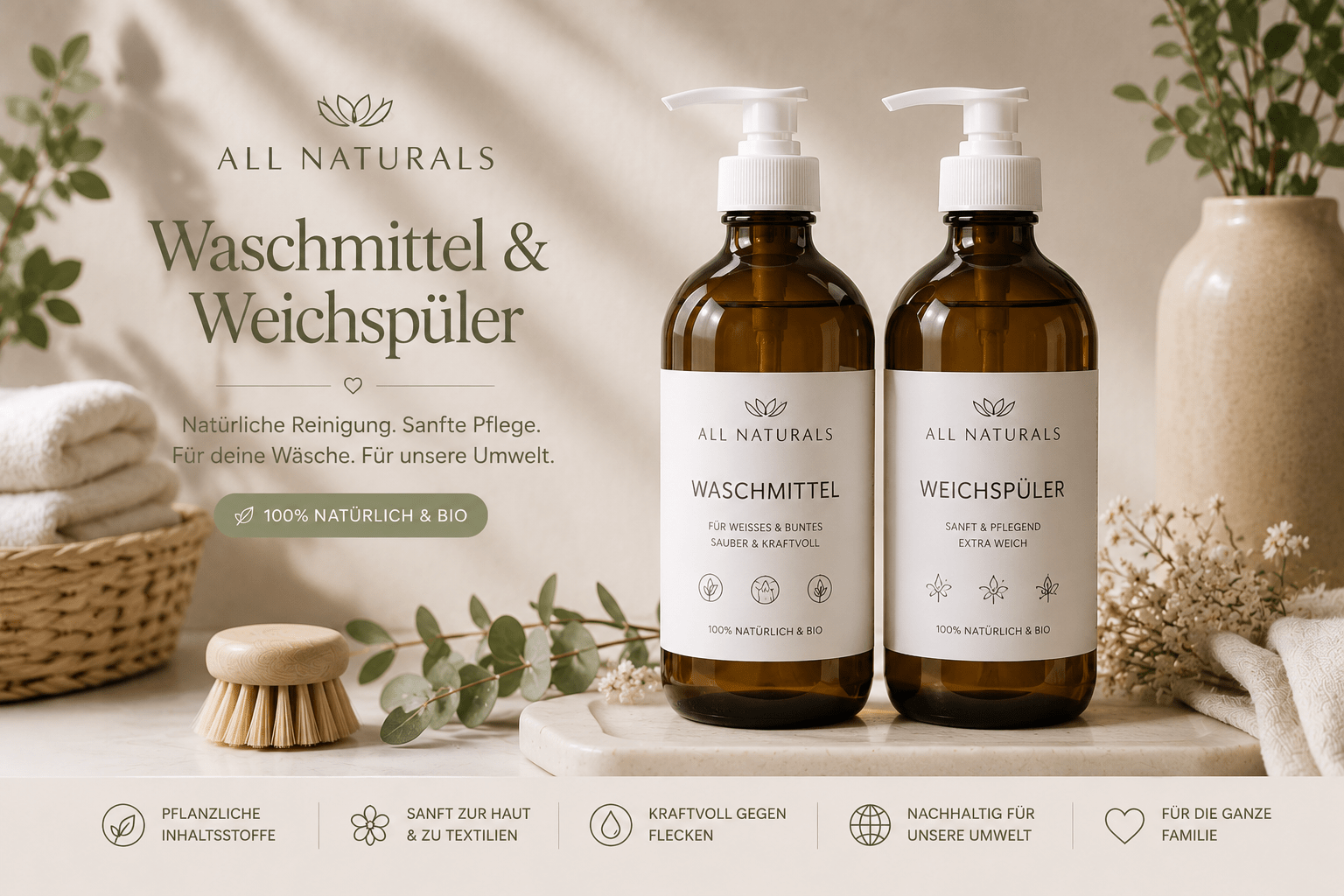 Waschmittel & Weichspüler - All Naturals Shop