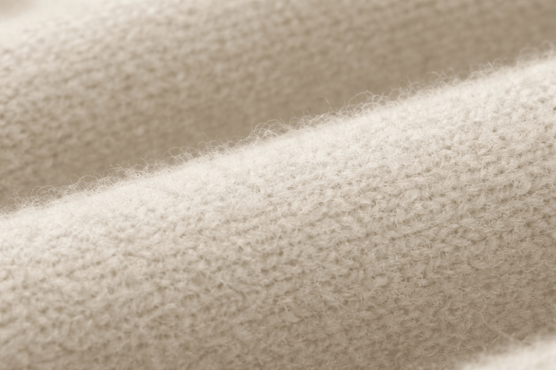 Damen - Cardigan aus 100 % natürlicher Schurwolle - Beige - All Naturals Shop