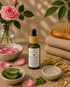 ALL NATURALS Kopfhautserum mit Rosenwasser Aloe Vera Panthenol und Squalan für trockene und juckende Kopfhaut