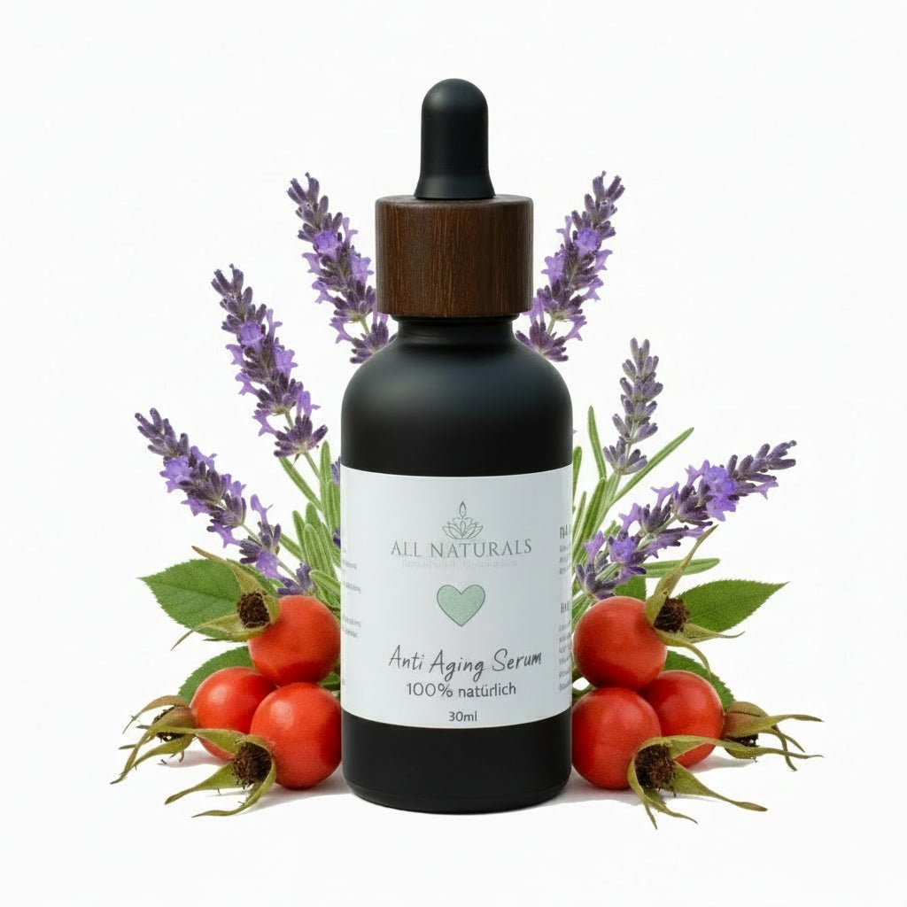 Anti - Aging Serum mit Squalan – Feuchtigkeit &amp; Straffung - 30ml - All Naturals Shop