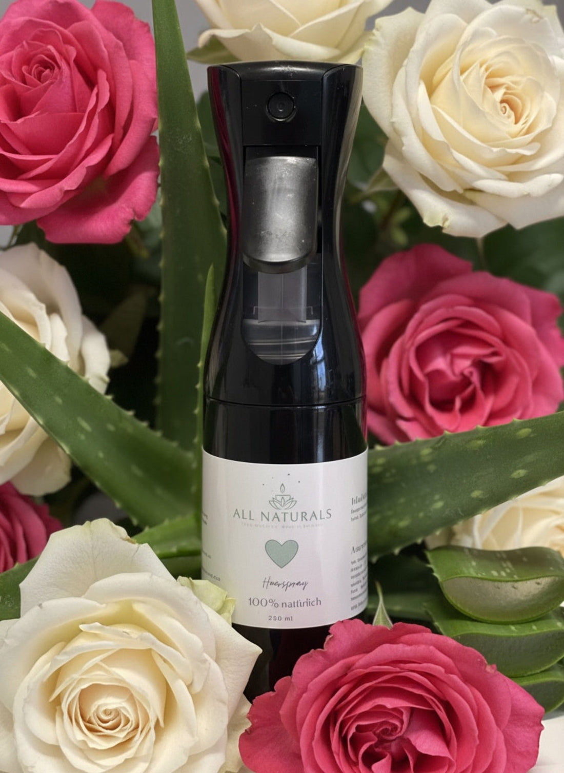 Bio Haarspray ohne Silikone – Styling das hält - 200ml - All Naturals Shop