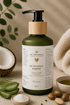 Bio Kokosmilch Shampoo mit Aloe Vera, Arganöl & Brokkolisamenöl - All Naturals Shop