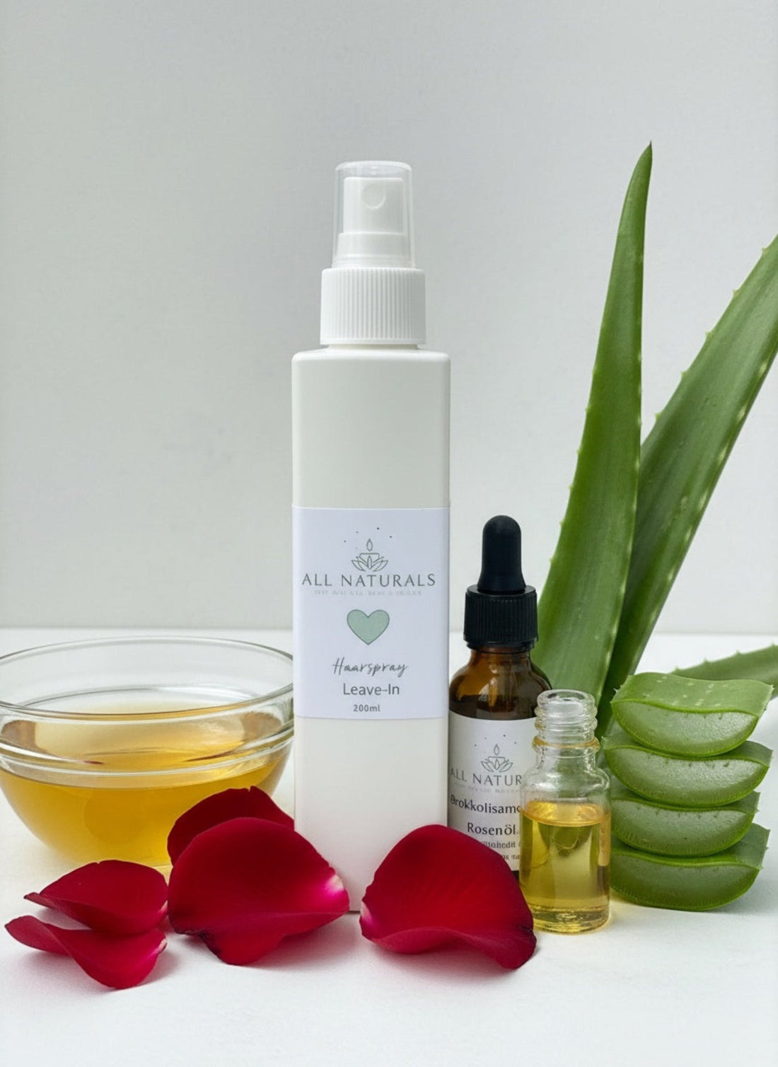 Bio Leave - In Haarspray ohne Silikone – Feuchtigkeit & Pflege - All Naturals Shop