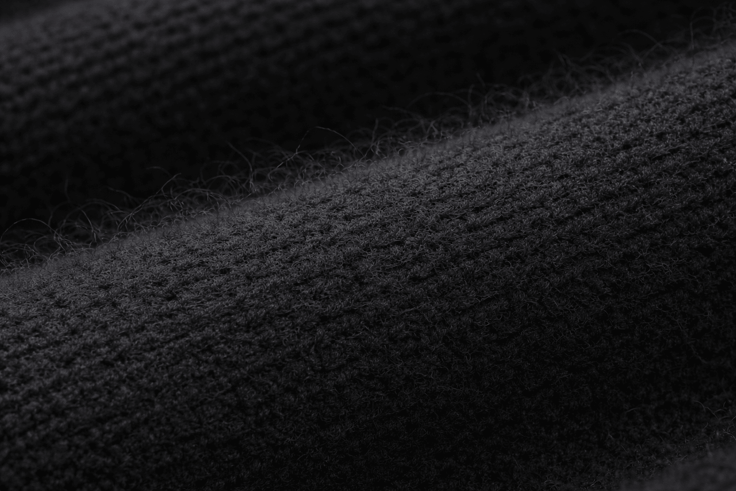 Damen - Pullover aus 100 % natürlicher Wolle - Schwarz - All Naturals Shop