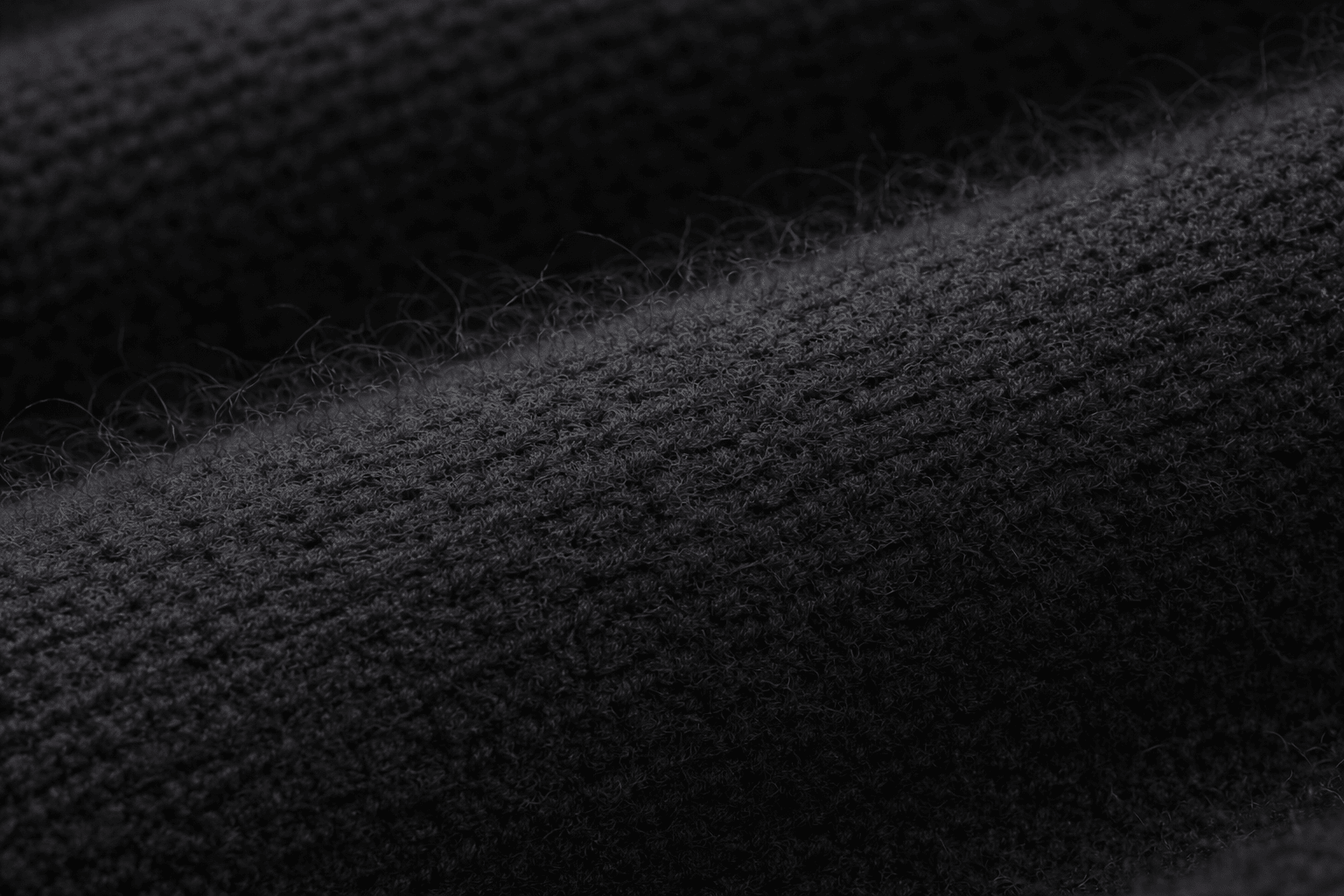 Damen - Pullover aus 100 % natürlicher Wolle - Schwarz - All Naturals Shop