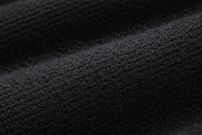 Damen - Pullover aus 100 % natürlicher Wolle - Schwarz - All Naturals Shop