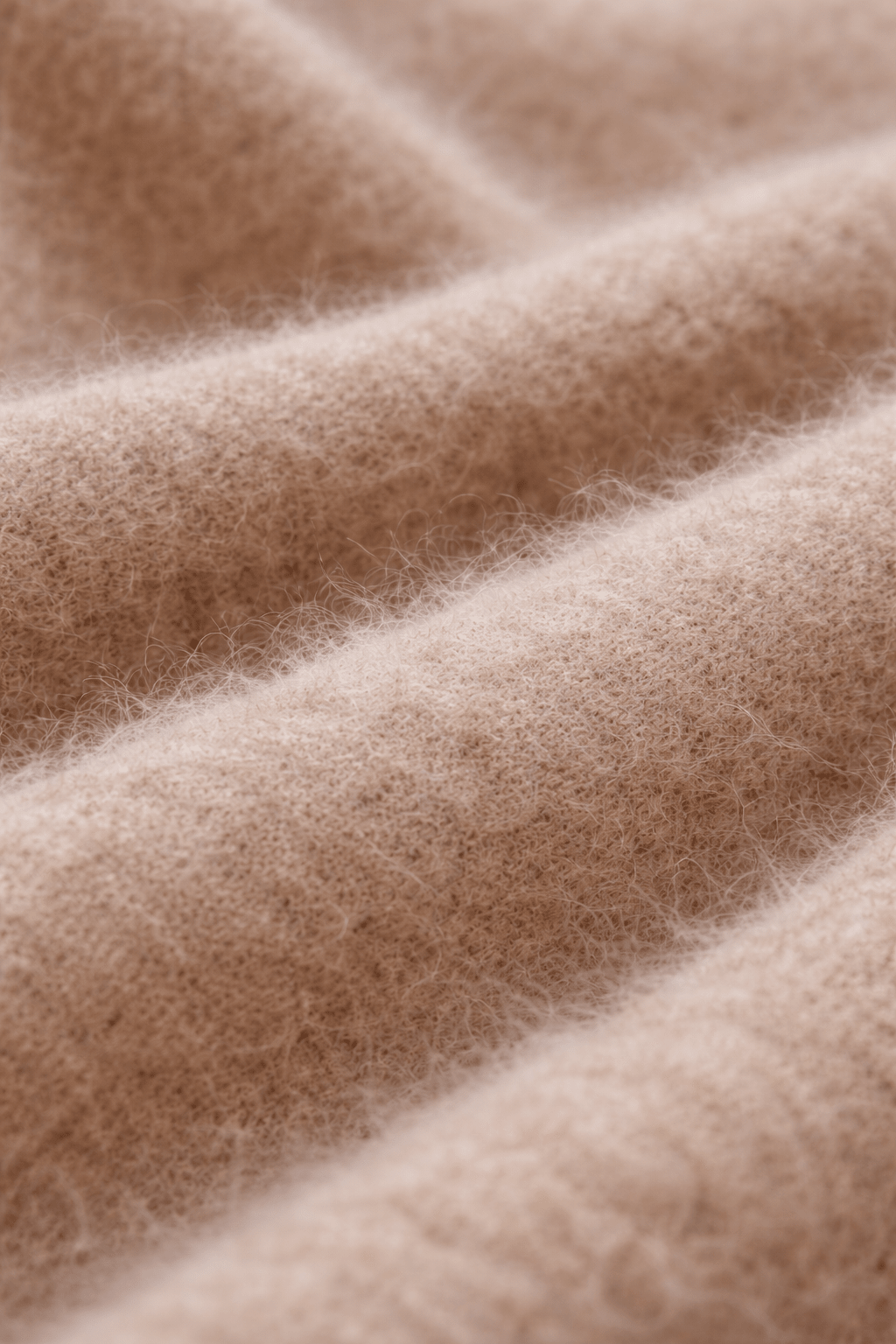 Damenpullover aus 100 % natürlichen Woll - und Kaschmirfasern - Braun - All Naturals Shop