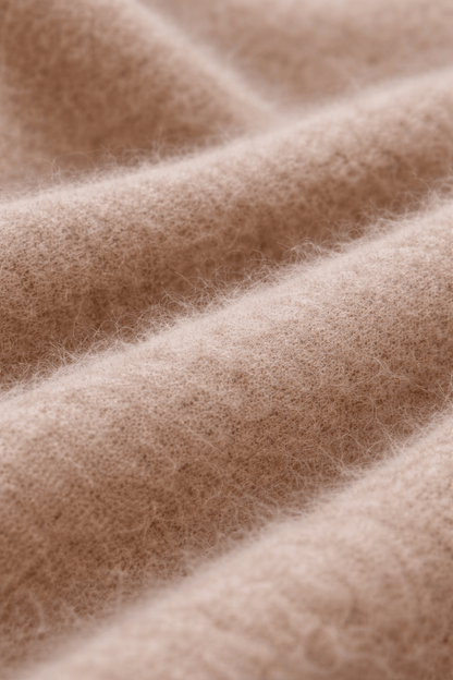 Damenpullover aus 100 % natürlichen Woll - und Kaschmirfasern - Braun - All Naturals Shop