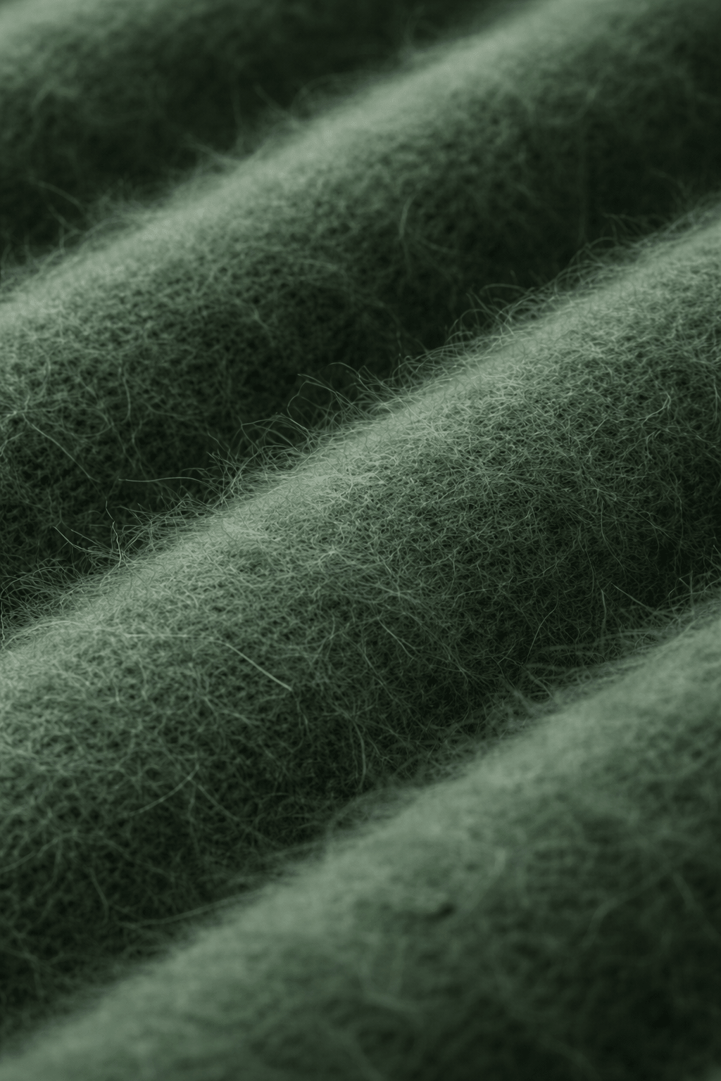 Damenpullover aus 100 % natürlichen Woll - und Kaschmirfasern - Dark Green - All Naturals Shop