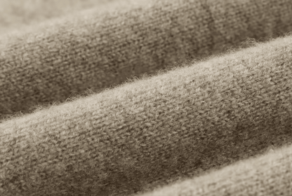 Damenpullover aus 100 % natürlichen Wollfasern - Warm Taupe - All Naturals Shop
