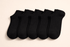 Damensocken aus 100% Baumwolle - 5er Set (EU 36–38) - Schwarz - All Naturals Shop