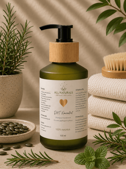 DHT Balance Shampoo Konzentrat – Natürliche Kopfhautpflege - All Naturals Shop