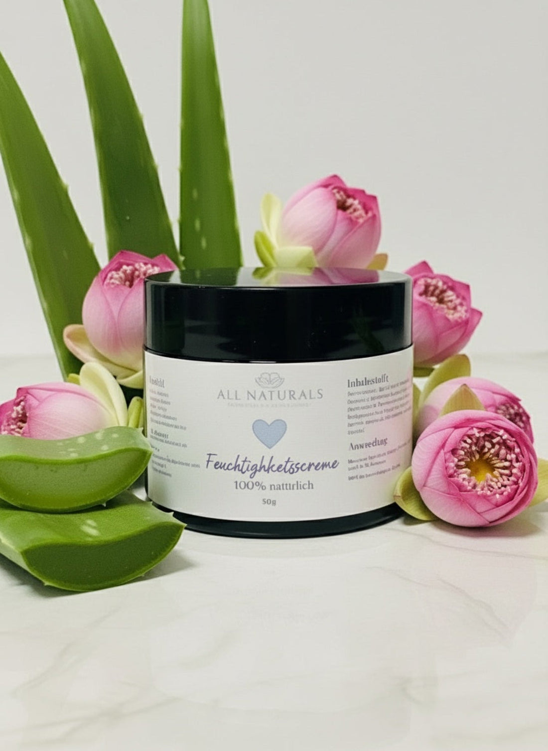 Glass Skin Feuchtigkeitscreme – K - Beauty Glow & Feuchtigkeit | 50ml - All Naturals Shop