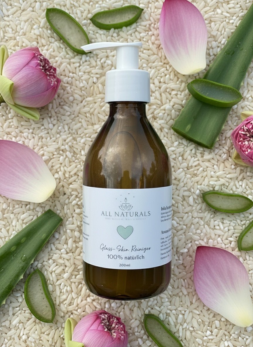Glass Skin K - Beauty Gesichtsreiniger – Sanfte Reinigung &amp; Glow - All Naturals Shop