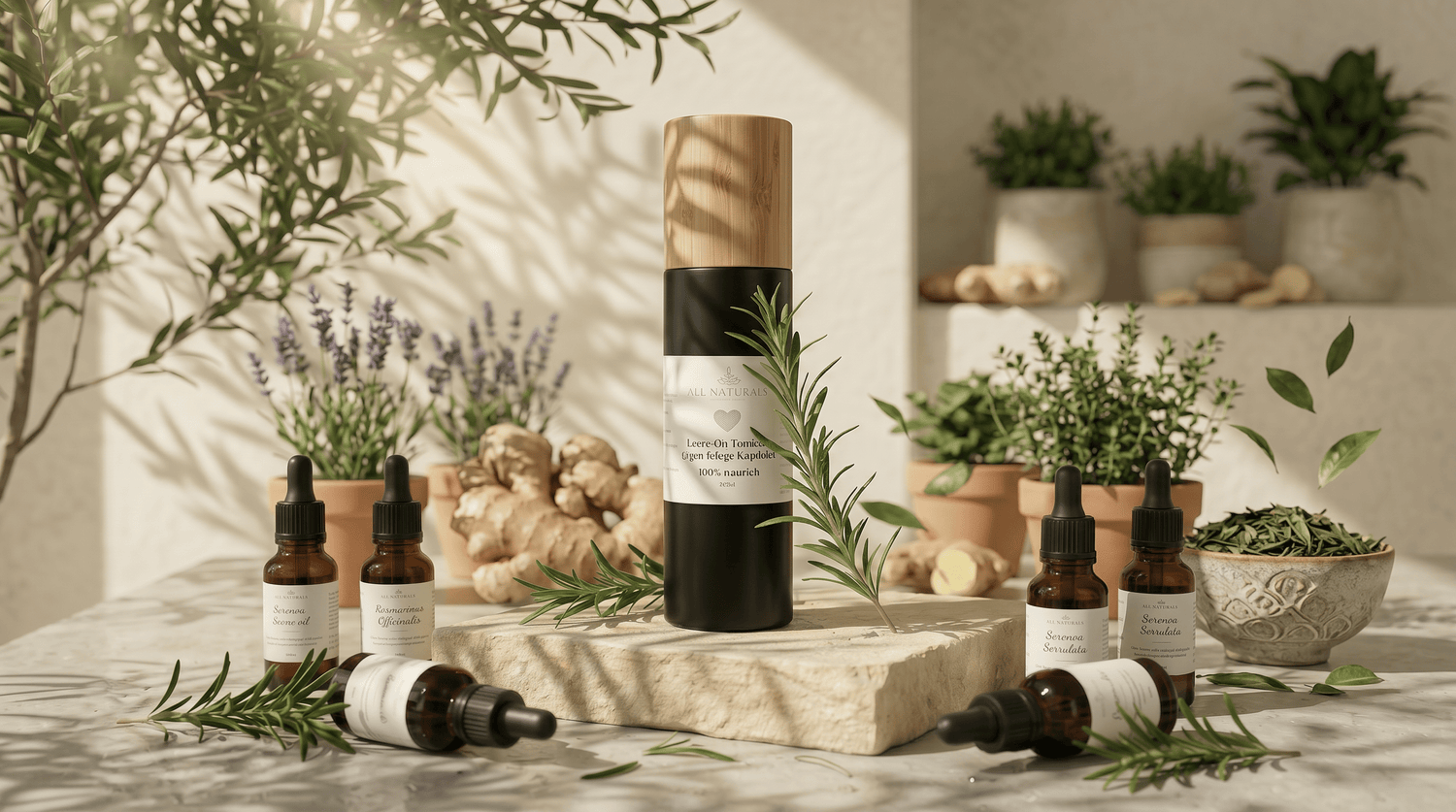 Leave - On Tonikum - Gegen fettige Kopfhaut &amp; schnelles Nachfetten - 100ml - All Naturals Shop
