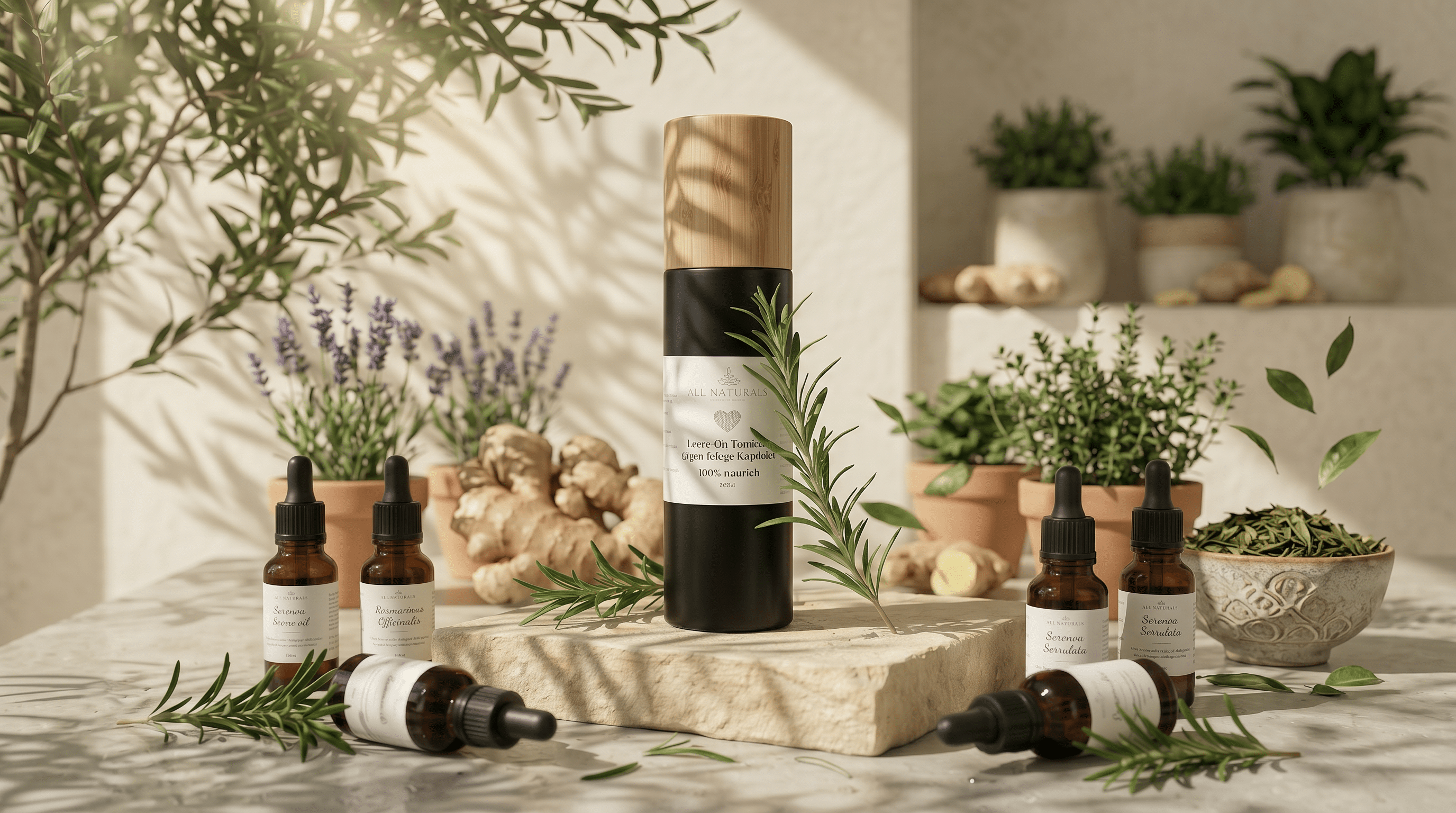 Leave - On Tonikum - Gegen fettige Kopfhaut &amp; schnelles Nachfetten - 100ml - All Naturals Shop