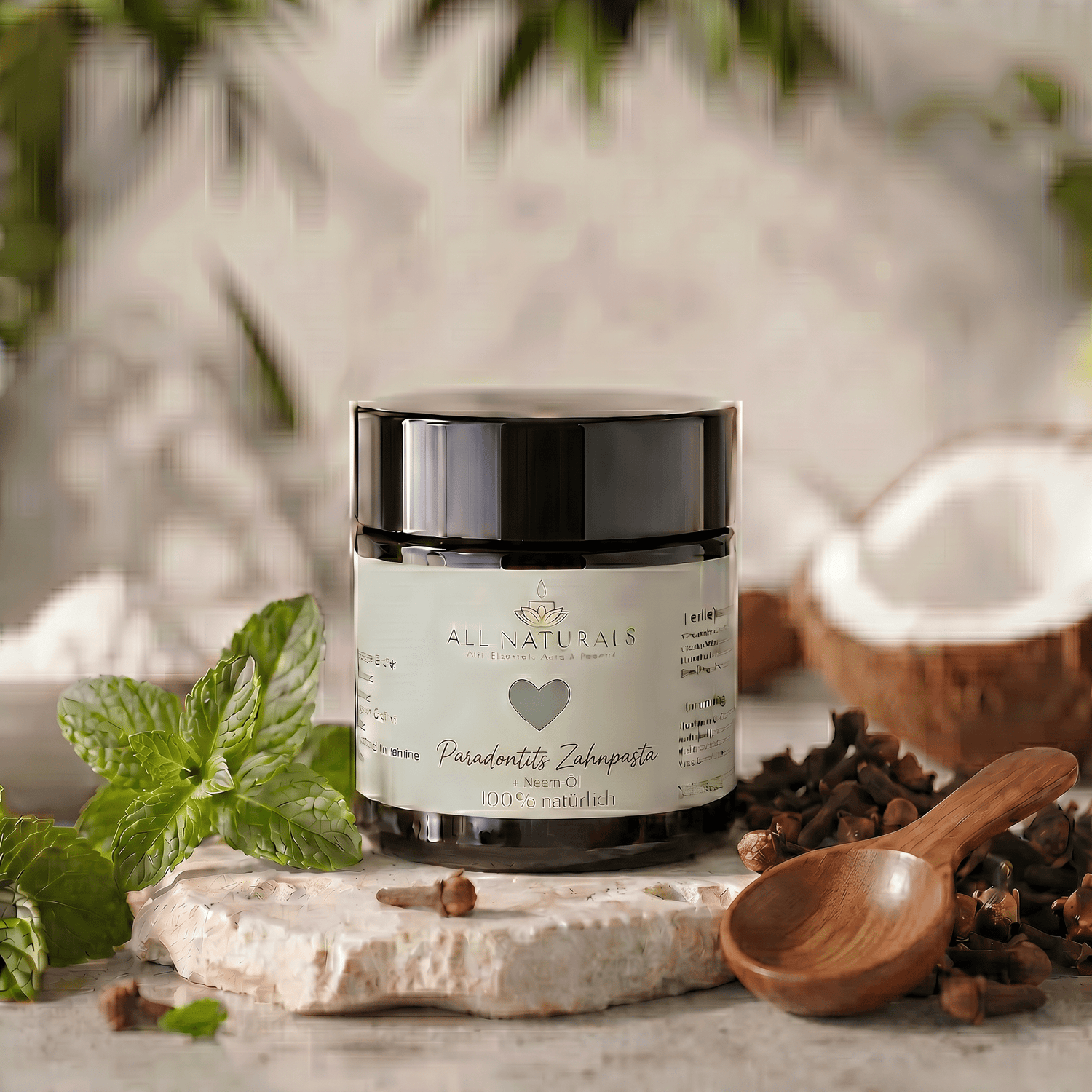 Natürliche Zahnpasta mit Hydroxyapatite gegen Entzündungen - 30ml - All Naturals Shop