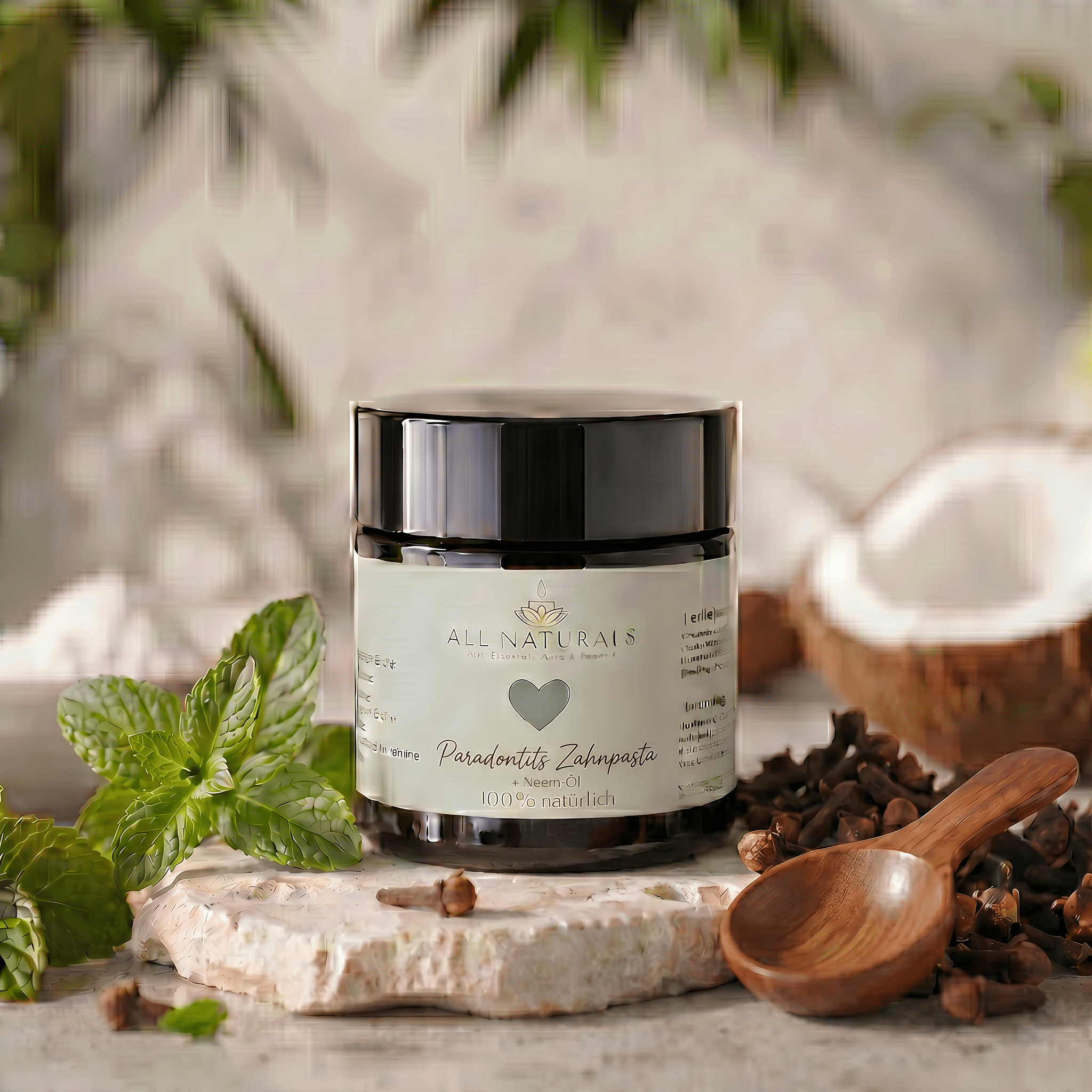 Natürliche Zahnpasta mit Hydroxyapatite gegen Entzündungen - 30ml - All Naturals Shop