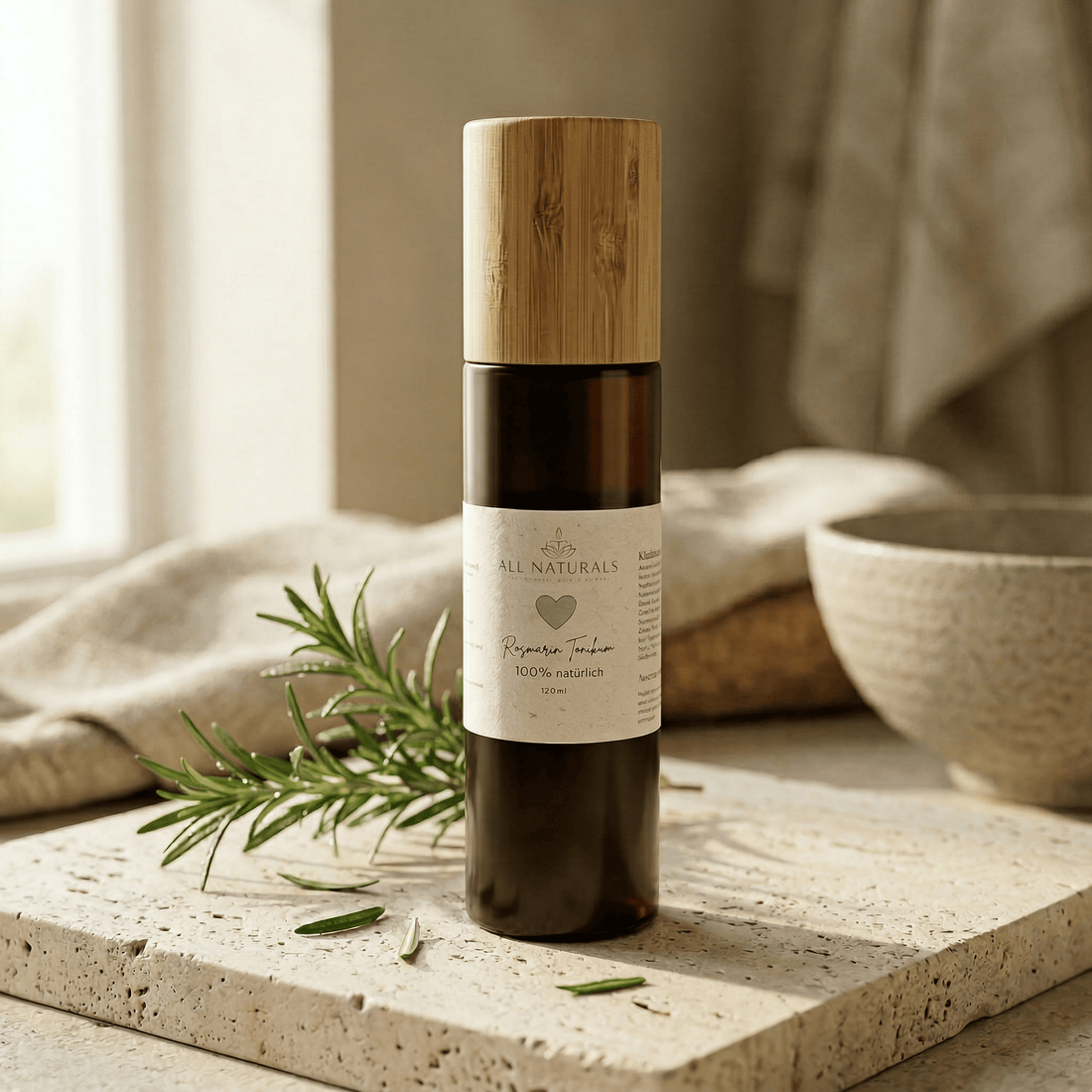 Natürliches Rosmarin Haar - Tonikum– 120ml - All Naturals Shop
