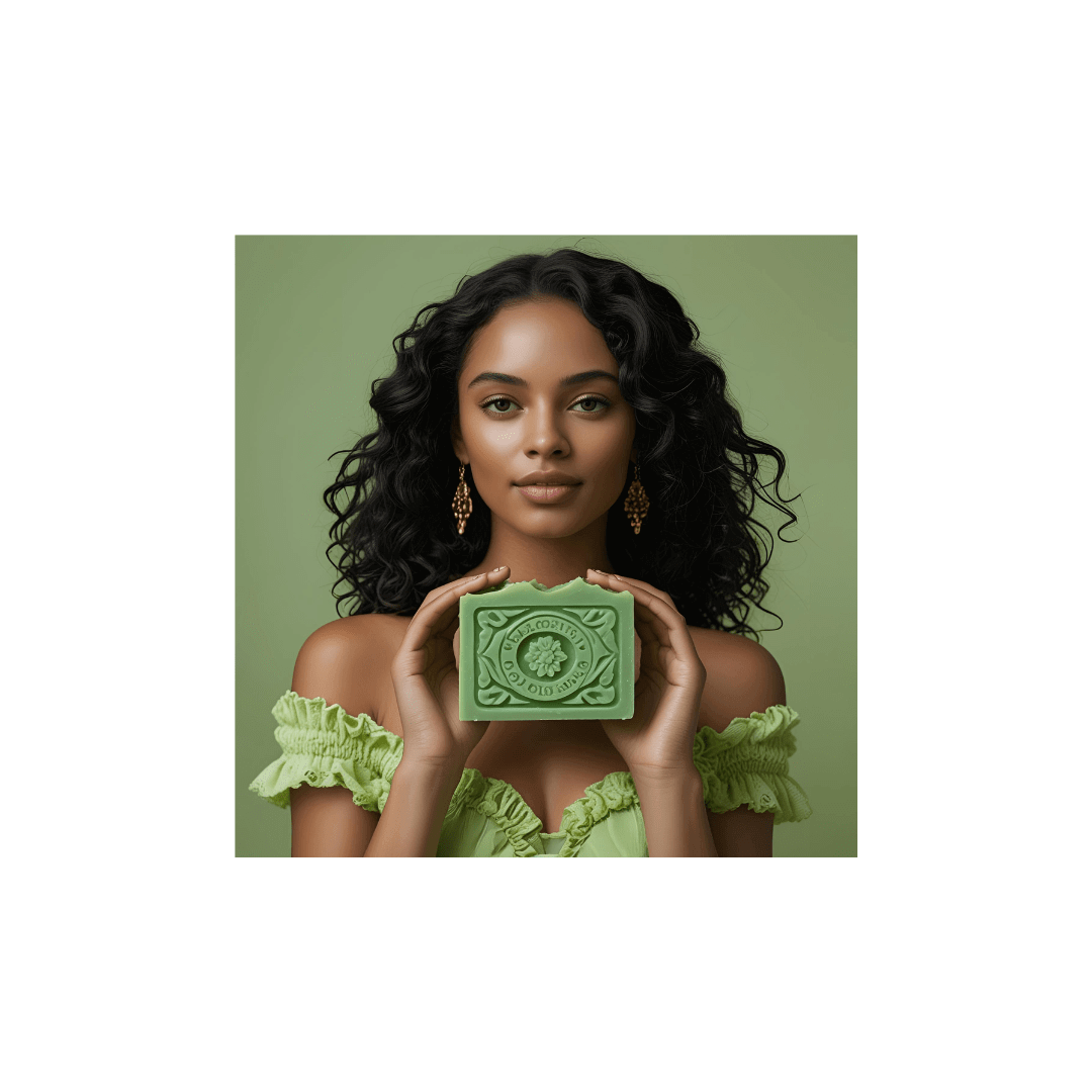 Natürliche Detox Haarseife mit SIDR für krauses Haar (auch Afro Haare) - 100g - All Naturals Shop