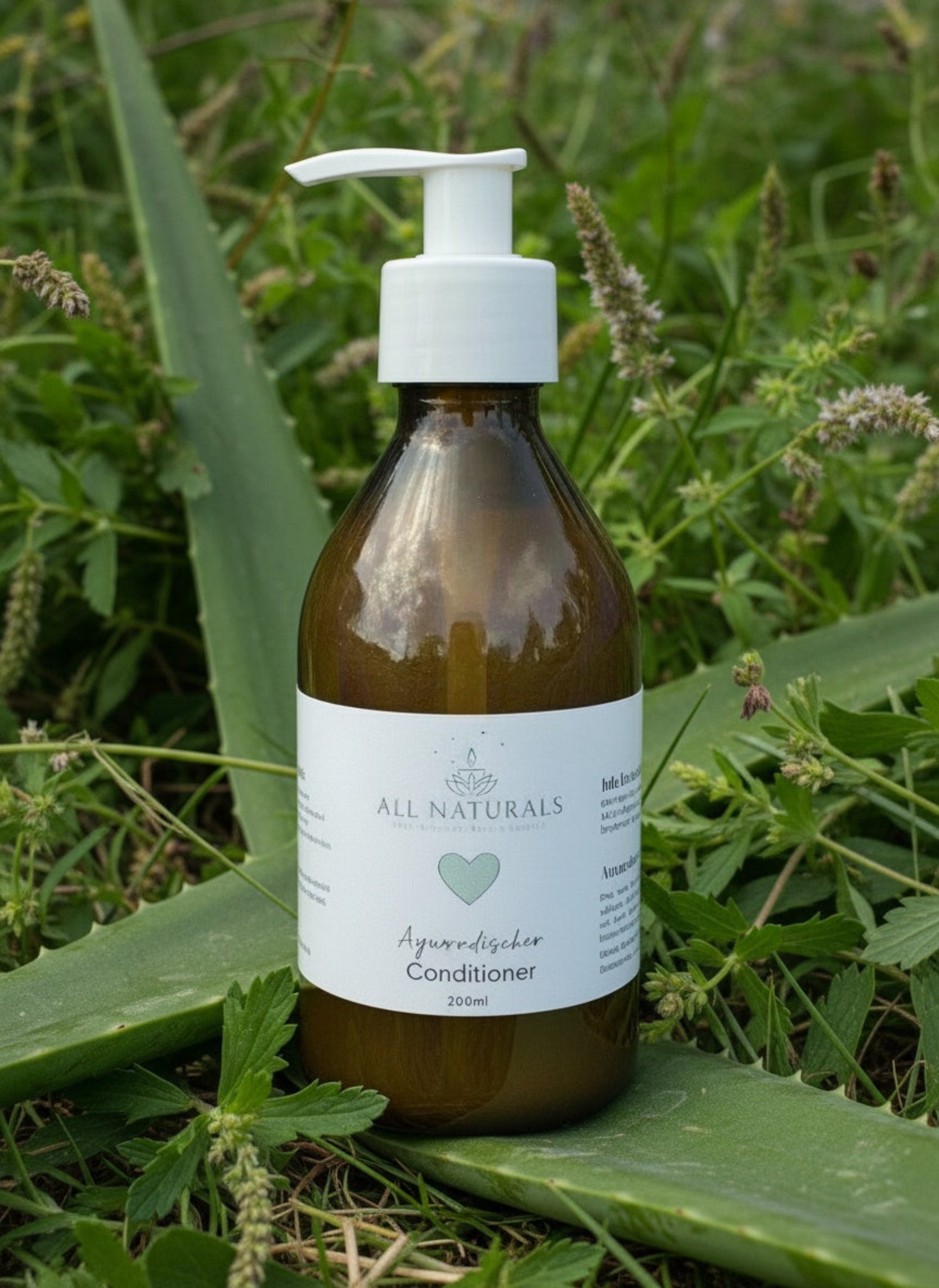 Natürlicher Ayurvedischer Bio - Conditioner für Glanz &amp; weiches Haar | 200ml - All Naturals Shop