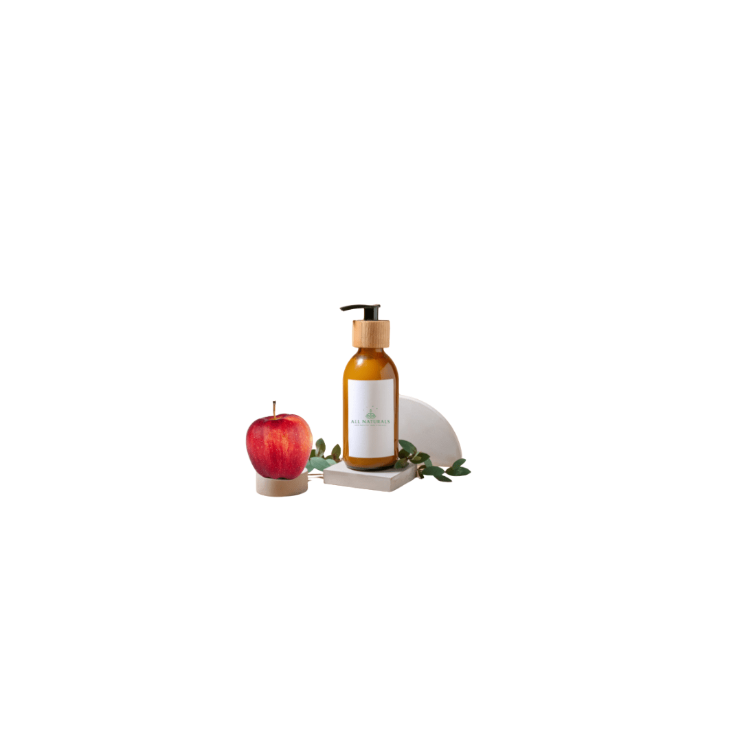 Natürliches Apple Glow - Shampoo mit Jojobaöl &amp; Aloe Vera – gegen juckende Kopfhaut - 300 ml - All Naturals Shop