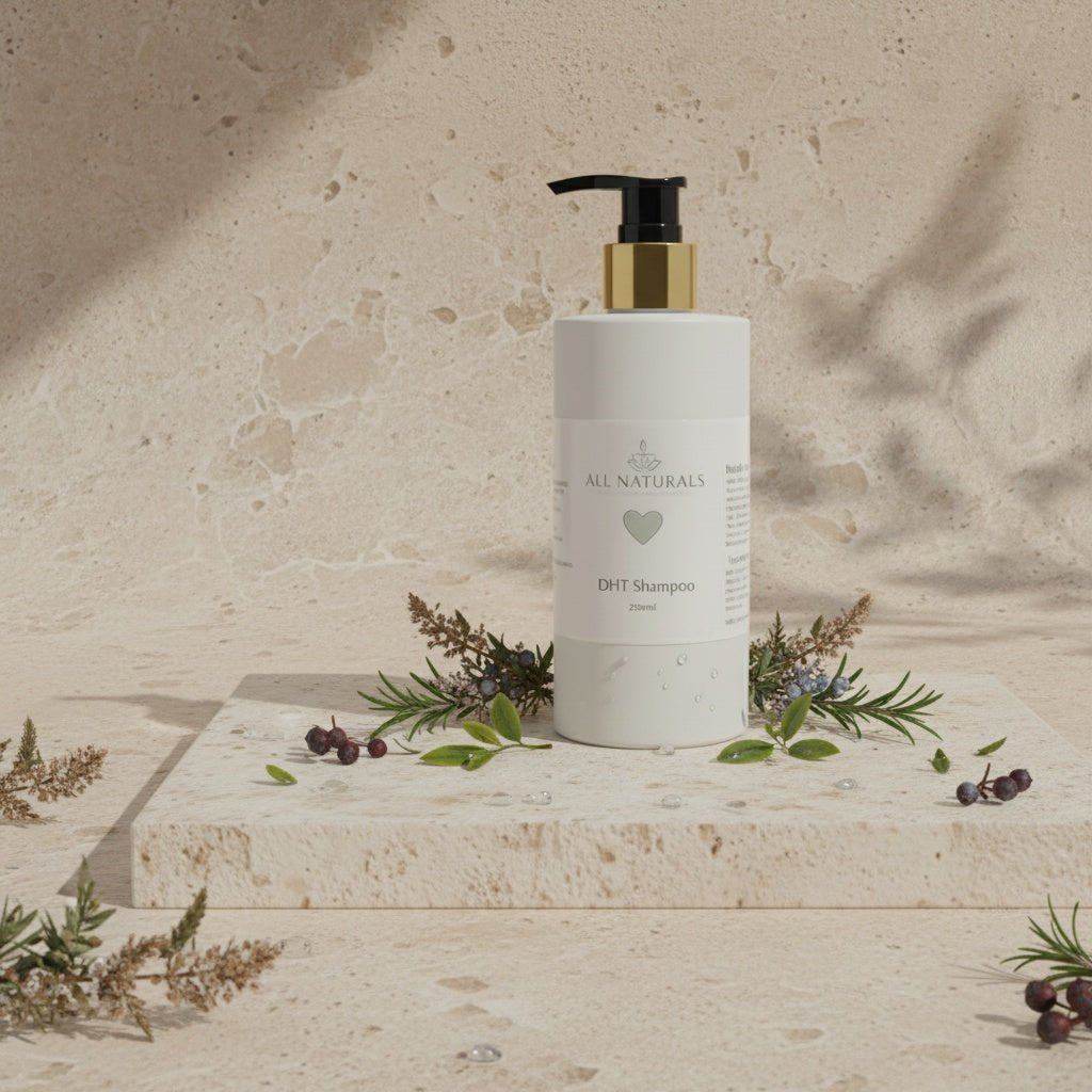 Natürliches DHT Haarwachstums - Shampoo - 200 ml - All Naturals Shop