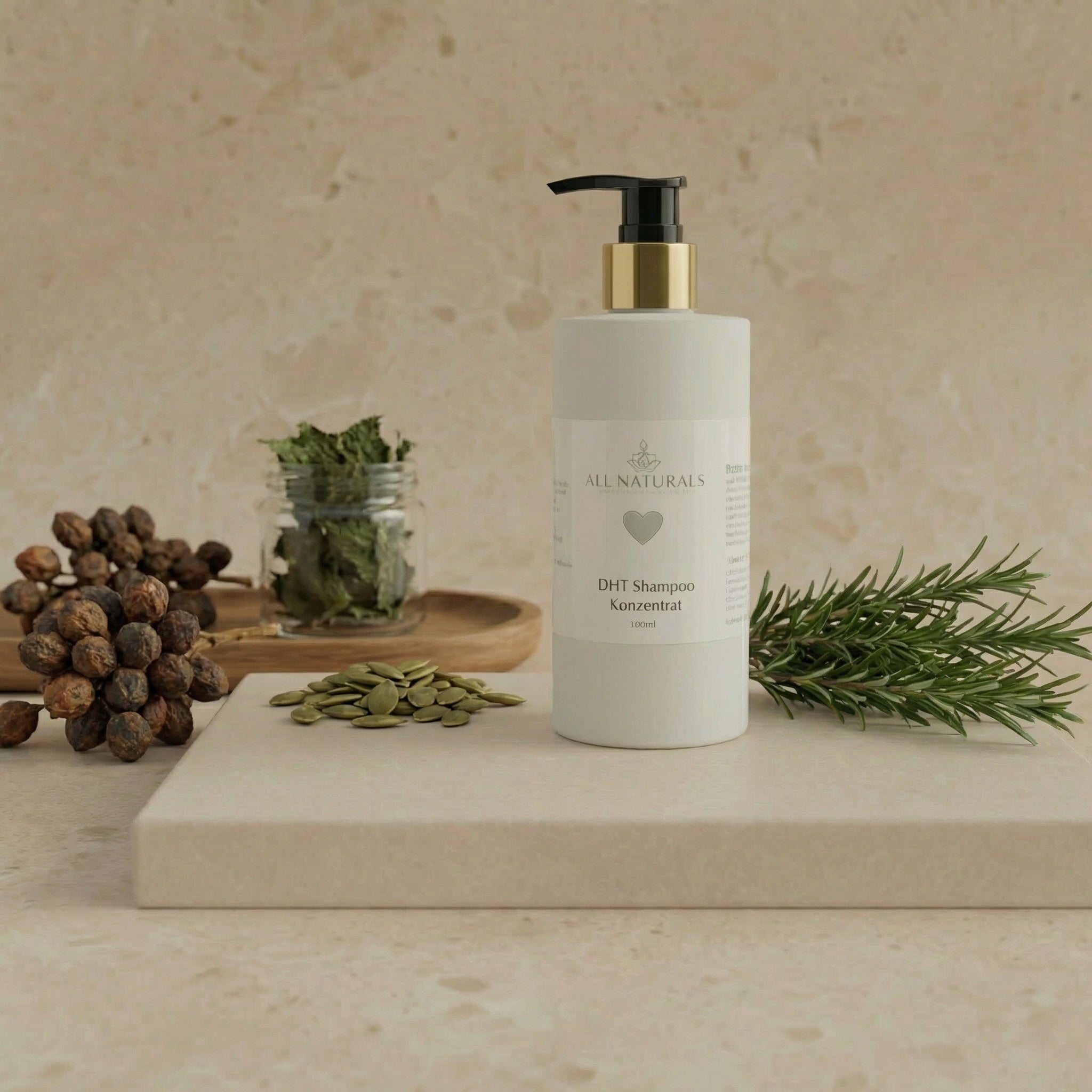 Natürliches DHT Shampoo Konzentrat - 100ml - All Naturals Shop