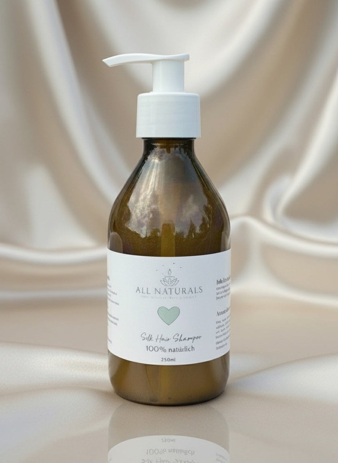 Natürliches Silk Hair Shampoo - 250ml - All Naturals Shop