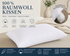 Premium 100% Baumwollkissen- 48 × 74 cm - All Naturals Shop