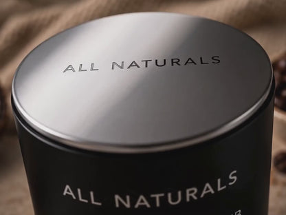 ALL NATURALS Cinnamon Latte Whipped Body Scrub – natürliches Kaffee- und Zuckerpeeling mit echter Vanille und Zimt